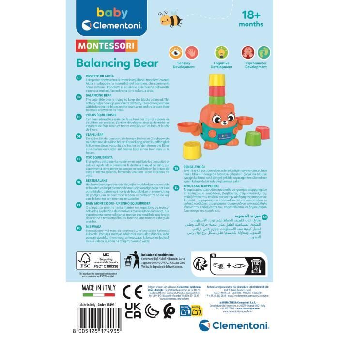 The Montessori CLEMENTONI balancing bear