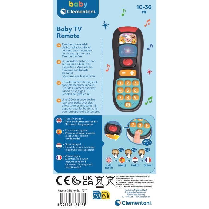 CLEMENTONI Talking Baby Remote Control