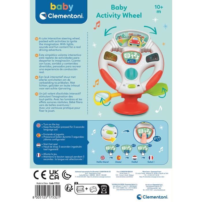 CLEMENTONI Talking Baby Steering Wheel