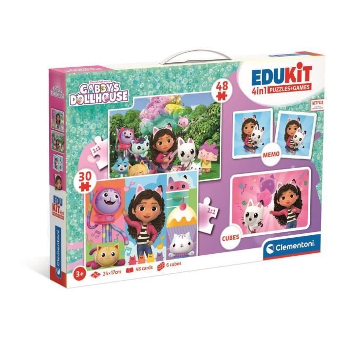 Edukit 4 in 1 Gabby and the magic house CLEMENTONI