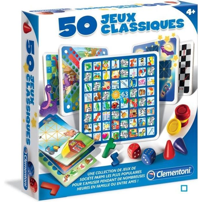 CLEMENTONI - 50 classic games - Board Game