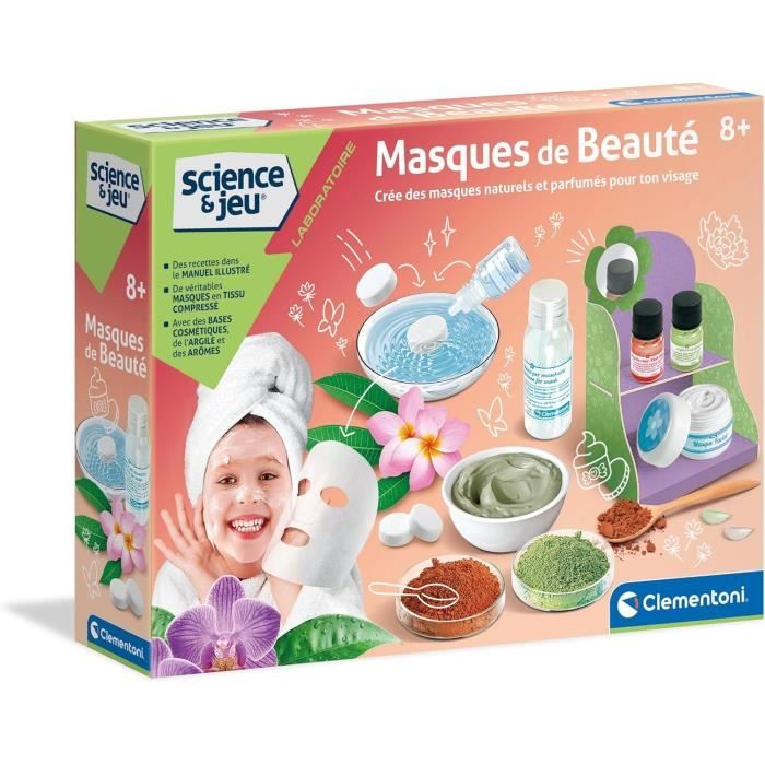 CLEMENTONI Science & Jeu - Beauty masks - Scientific game