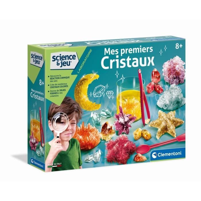 CLEMENTONI Science & Jeu - Create your crystals - Scientific game
