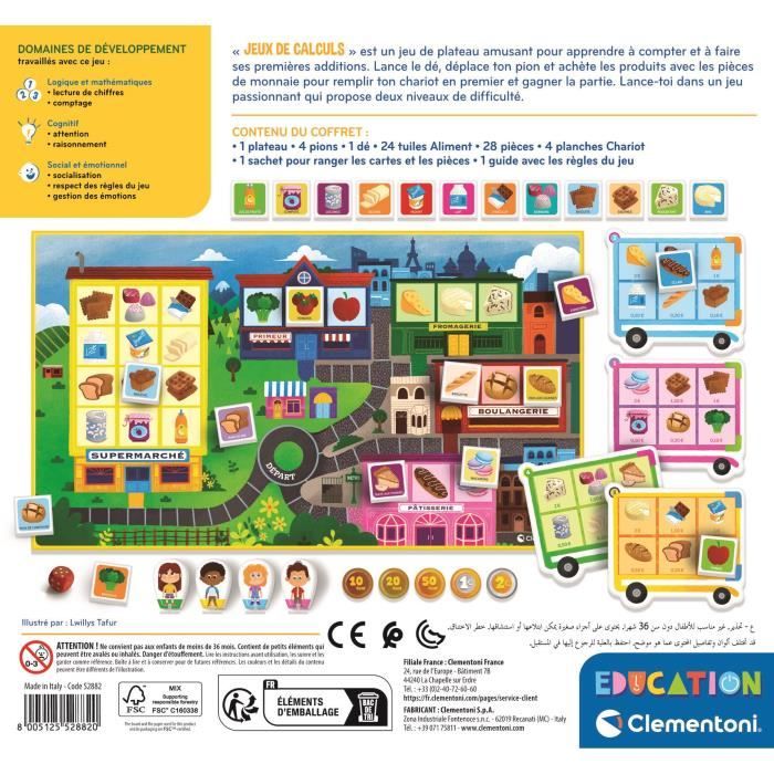 CLEMENTONI calculation games
