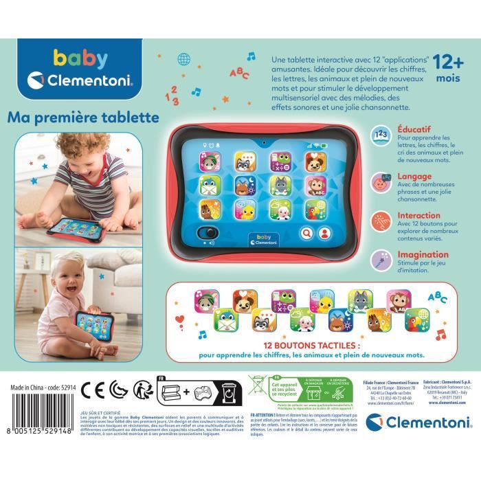 My first CLEMENTONI talking tablet