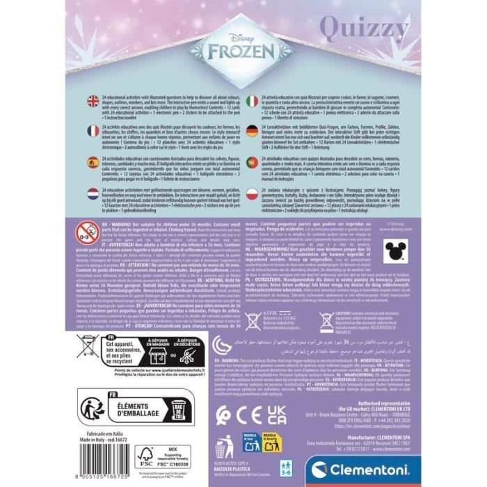 CLEMENTONI - Quizzy - Frozen