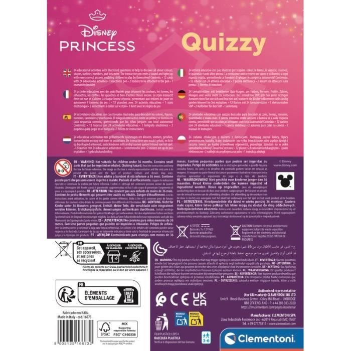 CLEMENTONI - Quizy - Princess