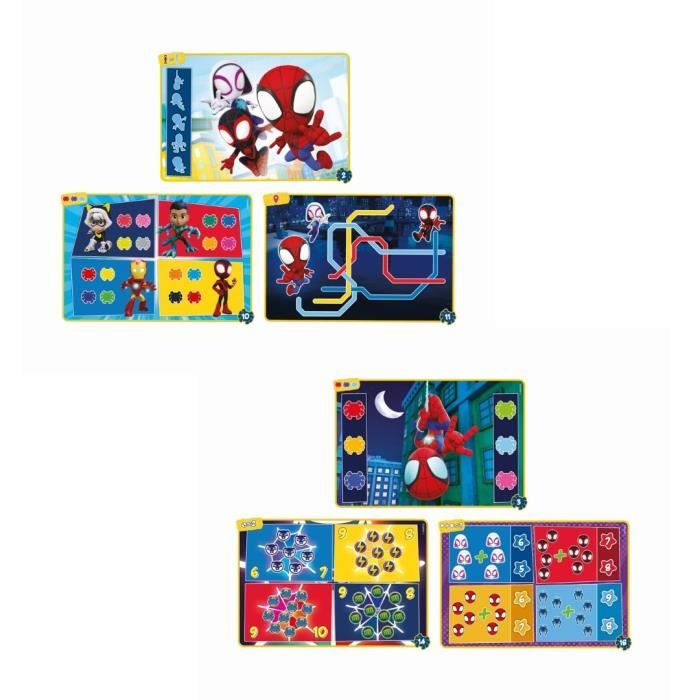 Clementoni - Spidey Desk - Educational game - Discover shapes, colors, numbers, space and dimensions - Dice 4