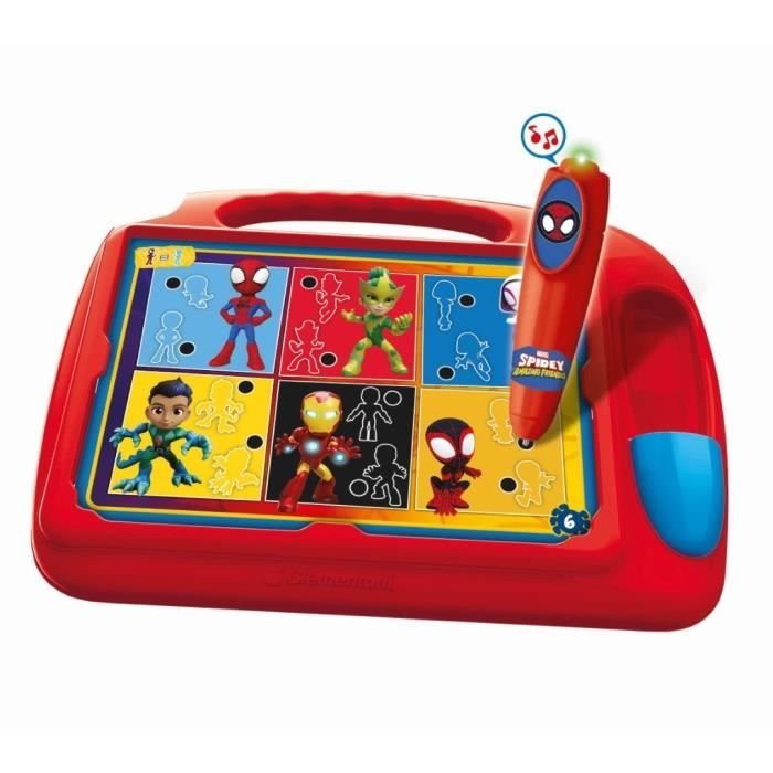 Clementoni - Spidey Desk - Educational game - Discover shapes, colors, numbers, space and dimensions - Dice 4