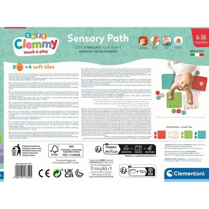 CLEMENTONI - 17352 - Clemmy sensory mats