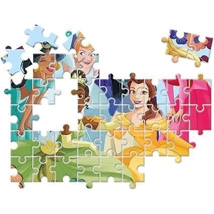 Clementoni - Edukit - Disney Princesses - 4 in 1 learning box - 2 puzzles, 1 memo, 1 set of 6 cubes - Made in Italy