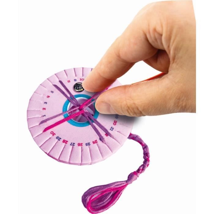Clementoni Crazy Chic - Friendship bracelet creation box - Beads and threads - Ages 7 and up