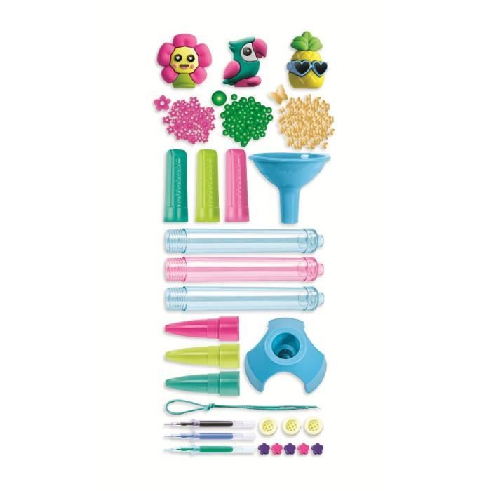 Clementoni - Create your pens - Mini Pen Workshop - Tropical theme - 3 to create - From 6 years old