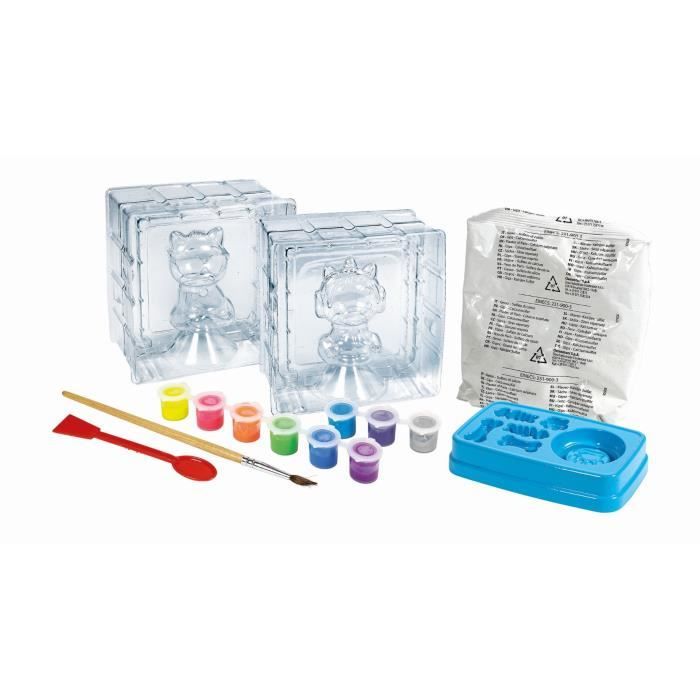 Clementoni - Gabby and the Magic House plaster creations - Multi-activity box (sculpture, paintings, etc.) - From 7 years old