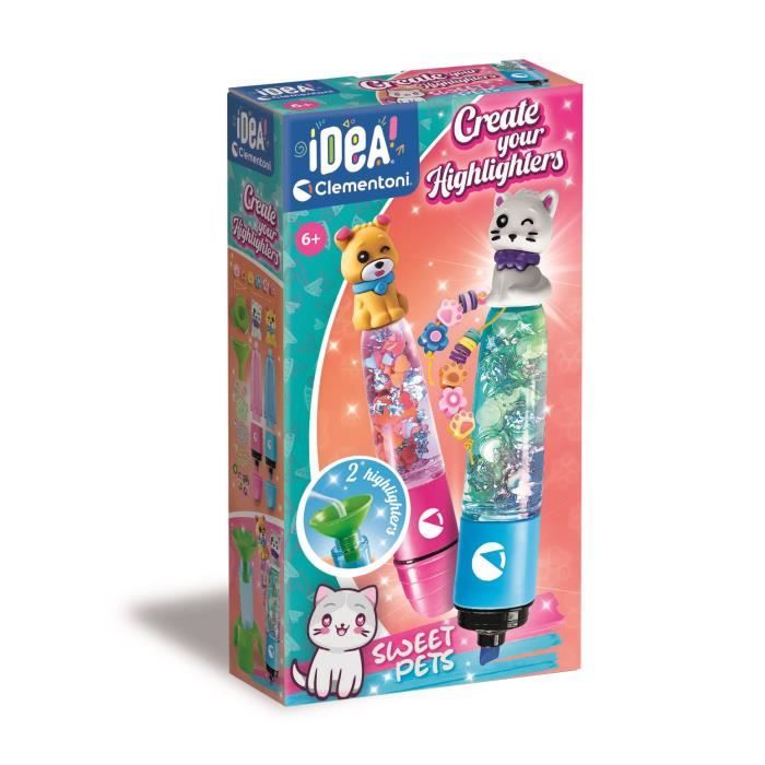CLEMENTONI - Create your fluorescents - Sweet Pets