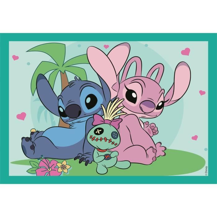 CLEMENTONI - 4 in 1 puzzle - Stitch