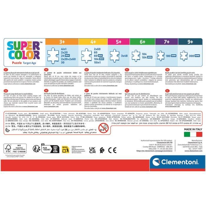CLEMENTONI - 4 in 1 puzzle - Stitch