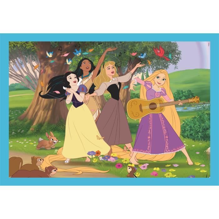CLEMENTONI - 4 in 1 puzzle - Disney Princess