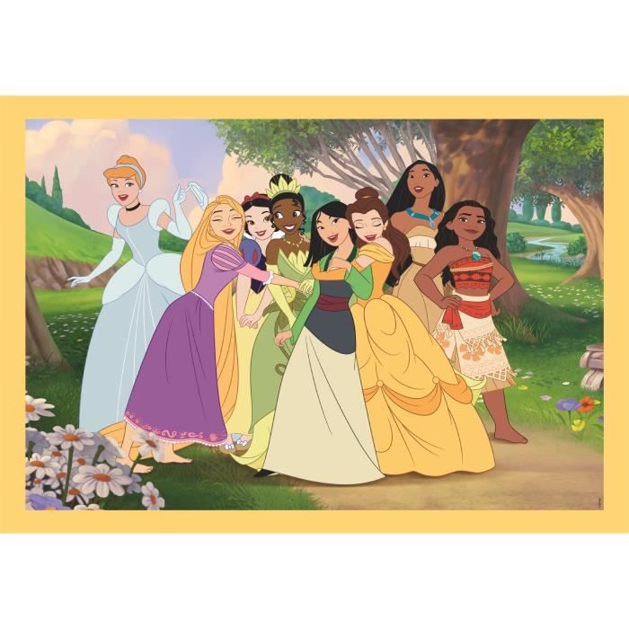 CLEMENTONI - 4 in 1 puzzle - Disney Princess