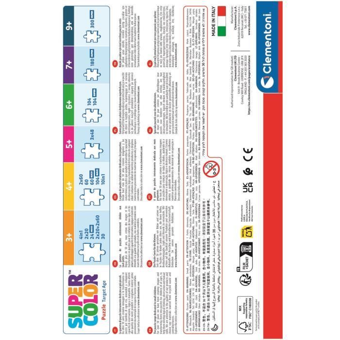 CLEMENTONI - 104 pieces - Stitch
