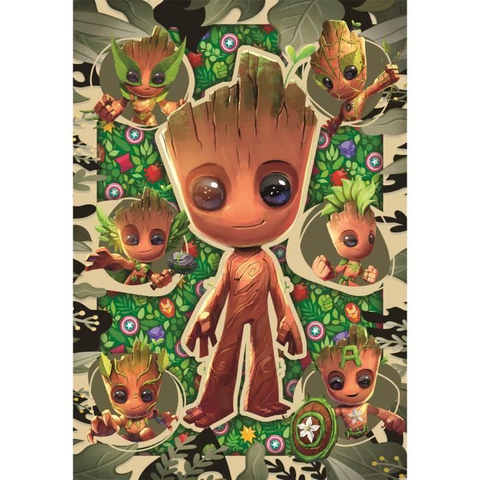 CLEMENTONI - 104 pieces - Marvel, Groot