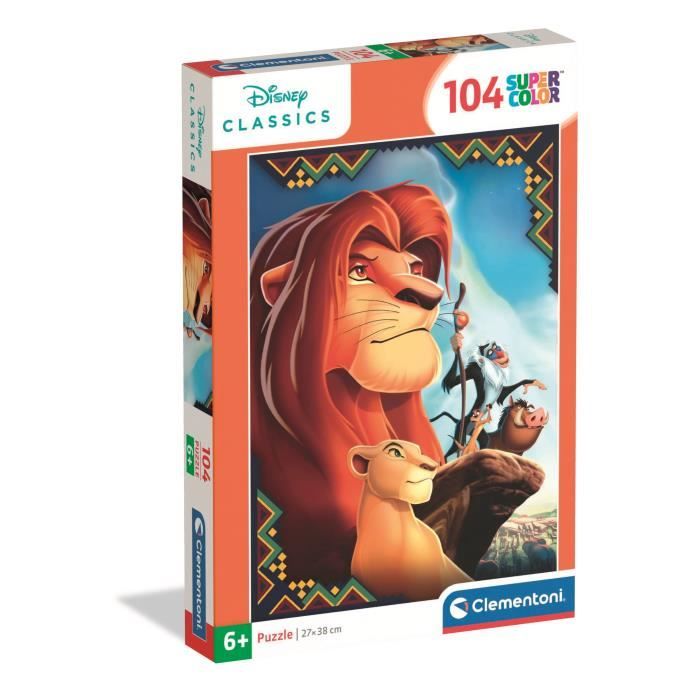 CLEMENTONI - 104 pieces - The Lion King