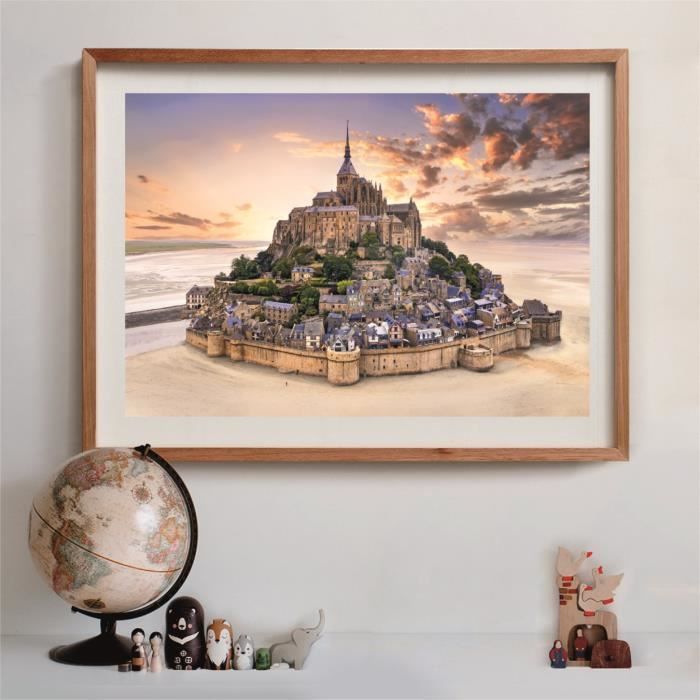 CLEMENTONI - Compact 1500 pieces - Mont Saint-Michel