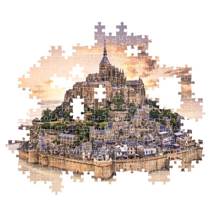 CLEMENTONI - Compact 1500 pieces - Mont Saint-Michel