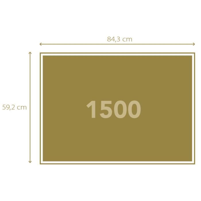CLEMENTONI - Compact 1500 pieces - Mont Saint-Michel