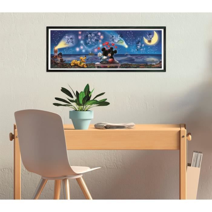 CLEMENTONI - Compact 1000 pieces Panorama - Mickey & Minnie