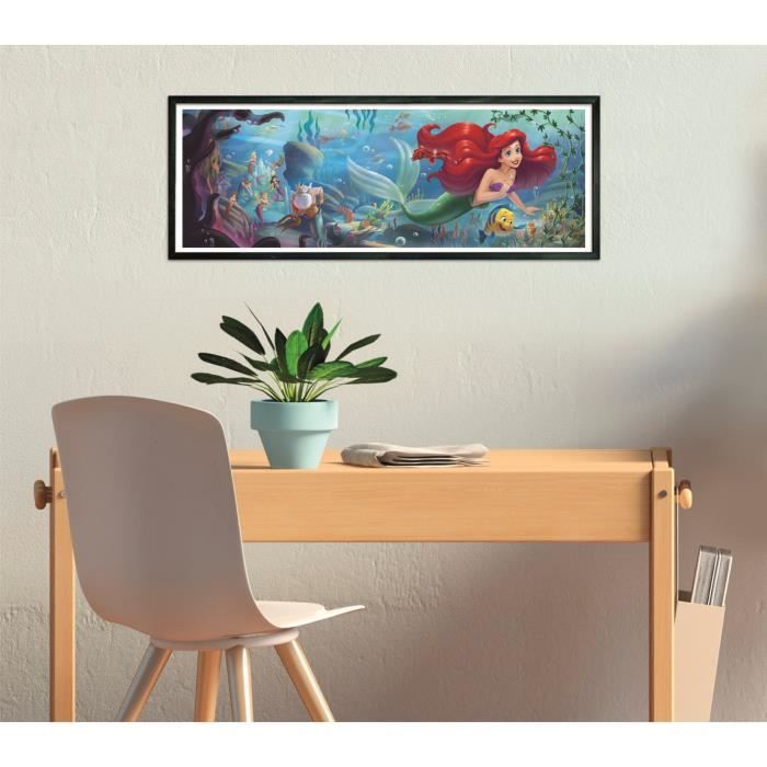 CLEMENTONI - Compact 1000 pieces Panorama - The Little Mermaid