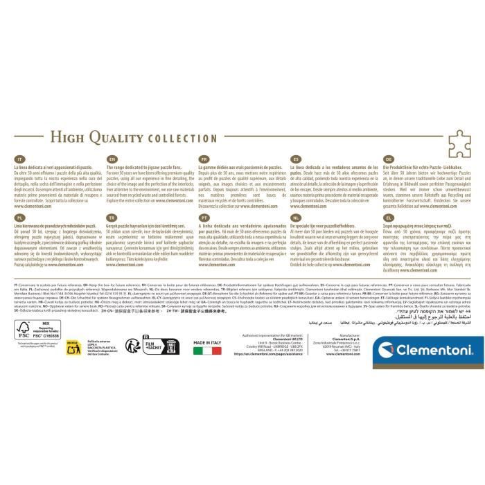 CLEMENTONI - Compact 1000 pieces Panorama - The Little Mermaid