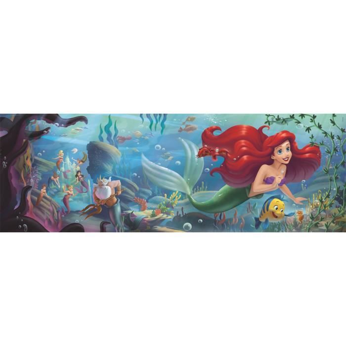 CLEMENTONI - Compact 1000 pieces Panorama - The Little Mermaid