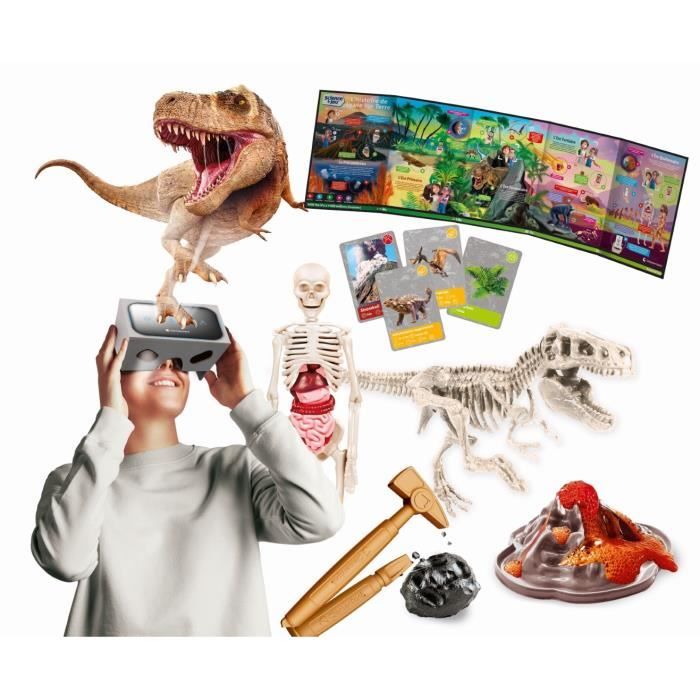 Clementoni - Science and gaming - The history of life on Earth - Virtual Reality - More than 50 experiments - Made in Italy