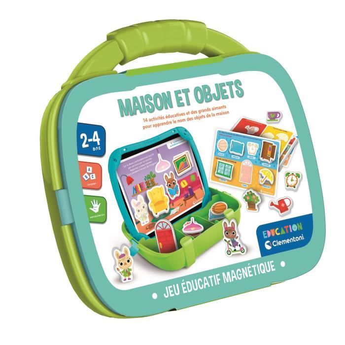 CLEMENTONI - Magnetic case - Words and objects - Learning - From 2 years old