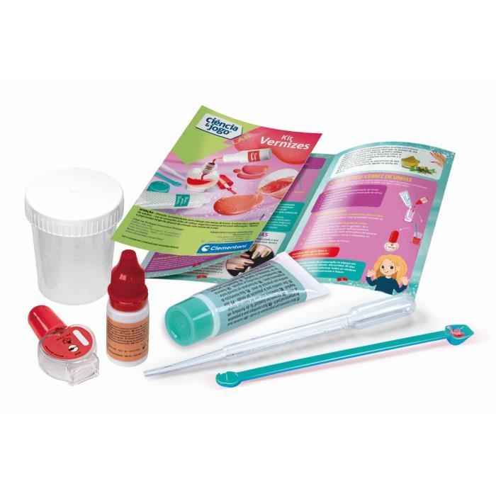 Clementoni - Science and Games - Mini Nail Lab - Create your own nail polish - Ages 8 and up
