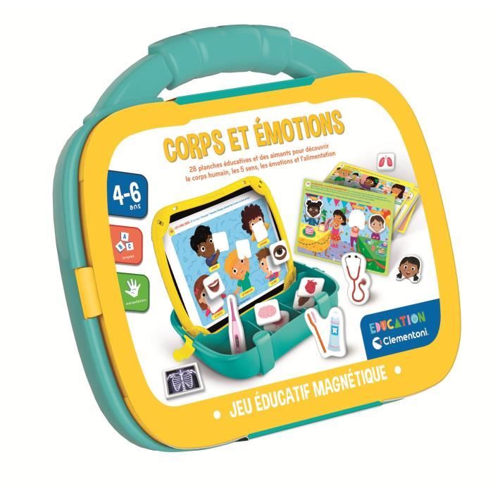 CLEMENTONI - Magnetic case - Body and emotions - Learning - From 2 years old