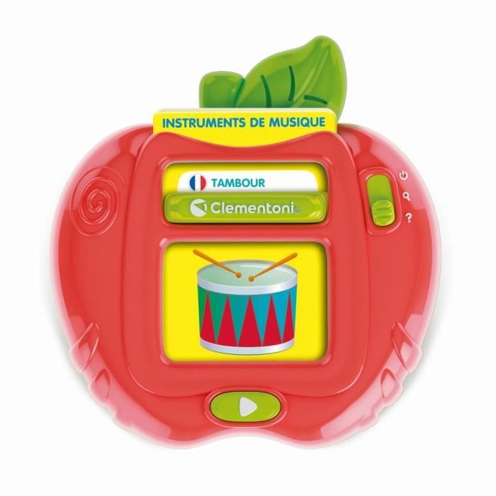 CLEMENTONI - My first 100 words Bilingual - Educational toys - 2 game modes: Quiz and discovery - Sounds and nursery rhymes