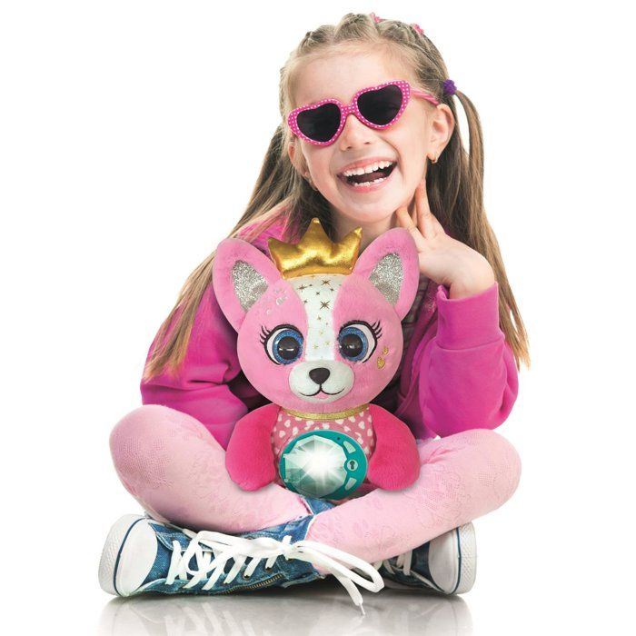 Emy - Ma peluche a secrets - Clementoni - Univers tendre et magique - Enregistre jusqu'a 5 messages - Des 4 ans