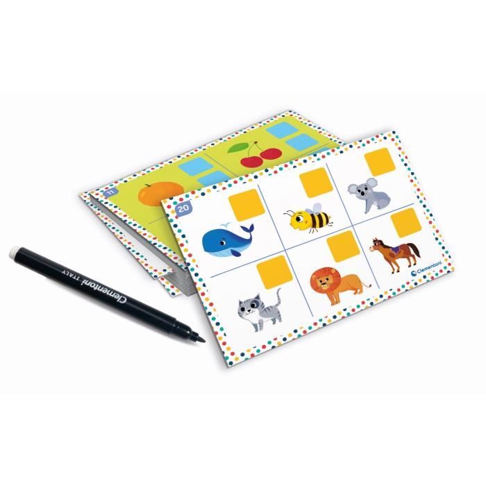 Clementoni - Magnetic Letters & Animals Case - From 3 years old