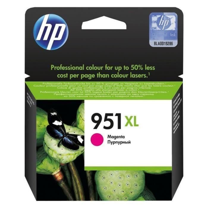 HP 951XL Genuine Magenta Large Capacity Ink Cartridge for HP OfficeJet Pro 251dw / 276dw / 8100/8600 (CN047AE)