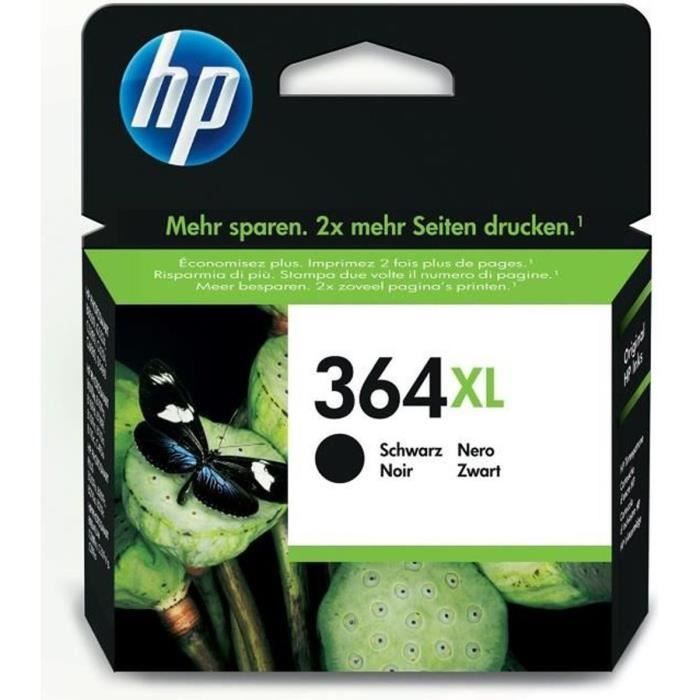HP 364XL Genuine Large Capacity Black Ink Cartridge for HP DeskJet 3070A and HP Photosmart 5525/6525 (CN684EE)