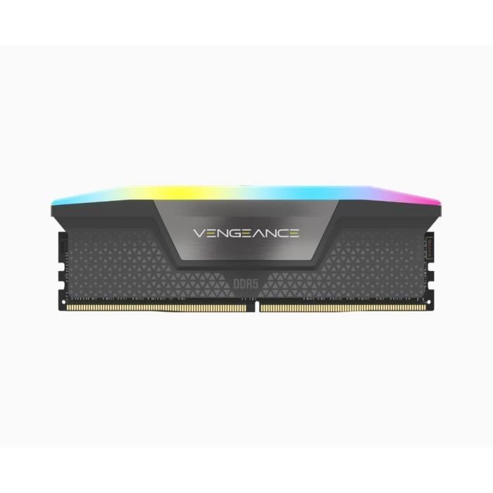 RAM memory - Corsair - revenge RGB DDR5 - 32GB 2x16gb DIMM - 6000 MHz - 1.40V - Gray (CMH32GX5M2B6000Z30K)