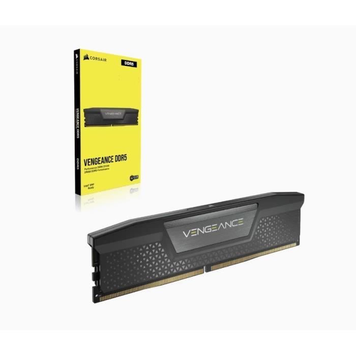 RAM memory - Corsair - revenge DDR5 - 32GB 2x16gb DIMM - 6400 MHz - 1.40V - Black (CMK32GX5M2B6400C32)