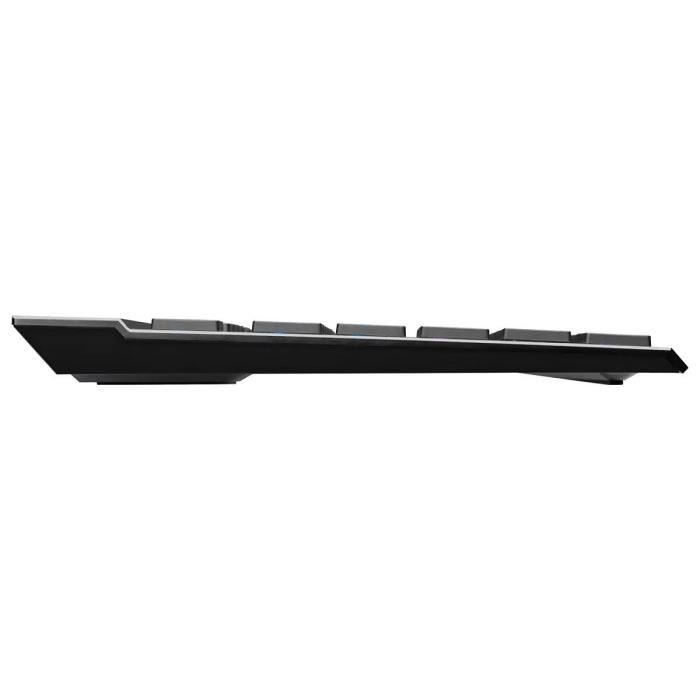 Ultrafin mechanical gaming keyboard - Azerty - Corsair - K100 Air Wireless - RGB LED backlight - Black (CH -913A01U -FR)