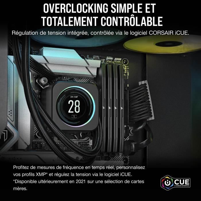 Corsair Vengeance 32GB 2x16gb - DDR5 5200MHz - CAS40 - Black (CMK32GX5M2B5200C40)