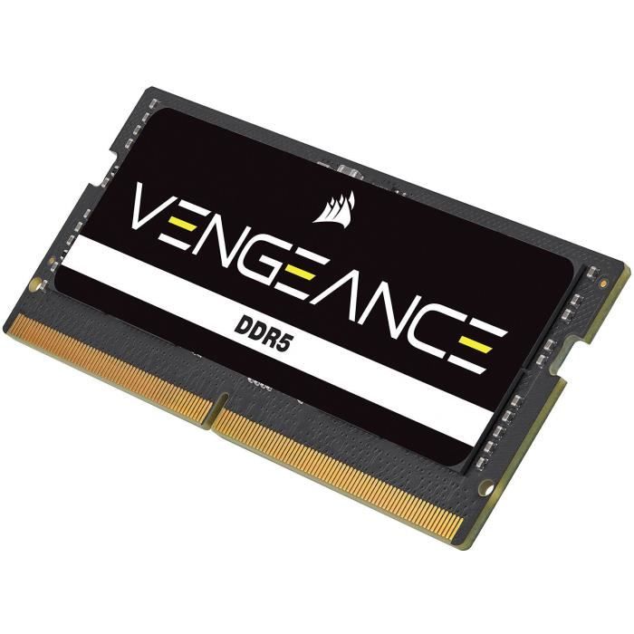 RAM Memory - CORSAIR - CMSX32GX5M2A4800C40 - VENGEANCE - DDR5 - 2x16GB SODIMM - 4800MT/s - CL 40 - 1.1V