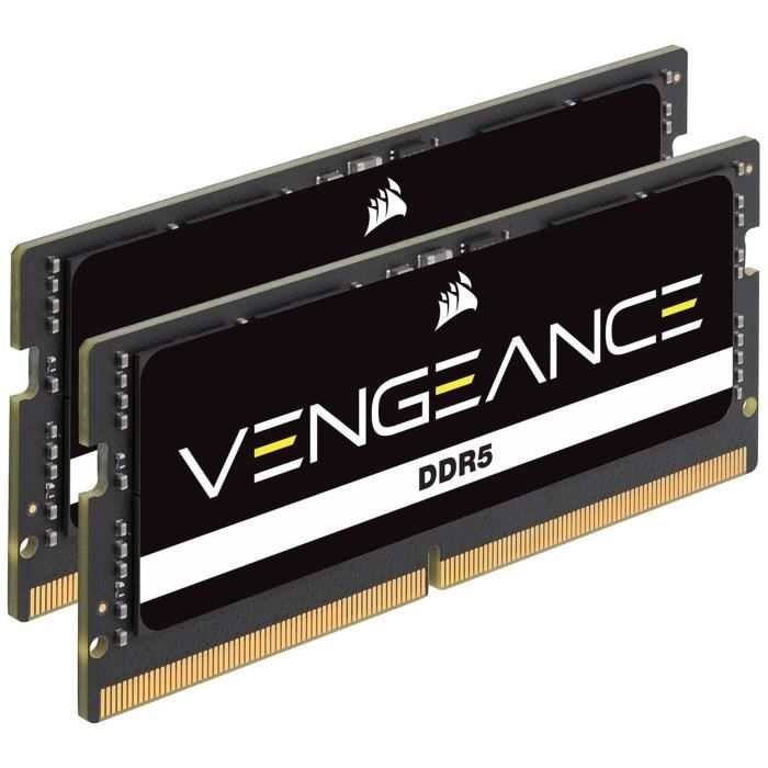 RAM Memory - CORSAIR - CMSX32GX5M2A4800C40 - VENGEANCE - DDR5 - 2x16GB SODIMM - 4800MT/s - CL 40 - 1.1V