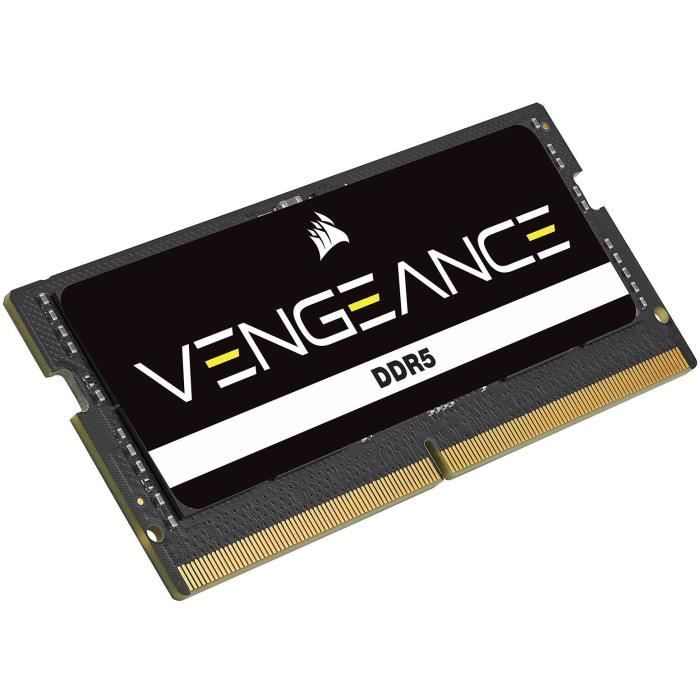 RAM Memory - CORSAIR - CMSX32GX5M2A4800C40 - VENGEANCE - DDR5 - 2x16GB SODIMM - 4800MT/s - CL 40 - 1.1V