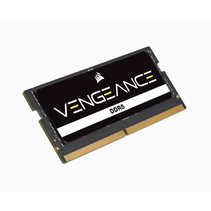 RAM memory - Corsair - revenge DDR5 - 32GB 1x32gb Sodimm - 4800 MHz - 1.1v - Black (CMSX32GX5M1A4800C40)